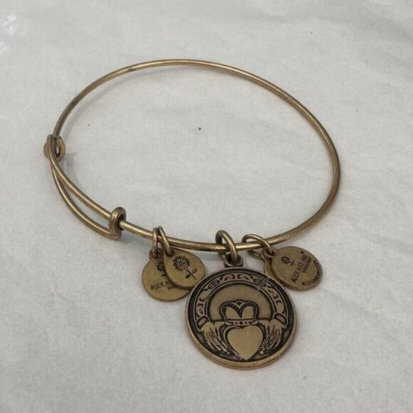 ✨ Alex and Ani Claddagh Charm Bangle — Love, Loyalty & Friendship ✨ - Picture 1 of 2